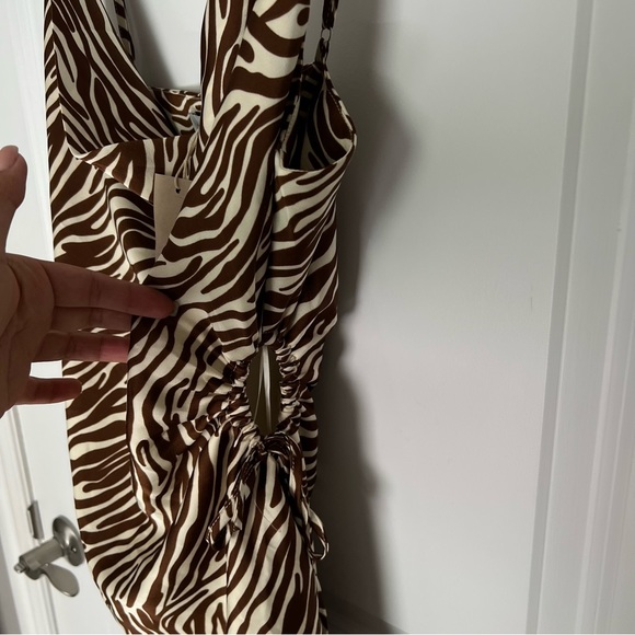 ACOA Animal print slip mini dress size L - Picture 7 of 11